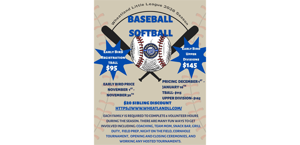 Registration is OPEN!!! (click to open)